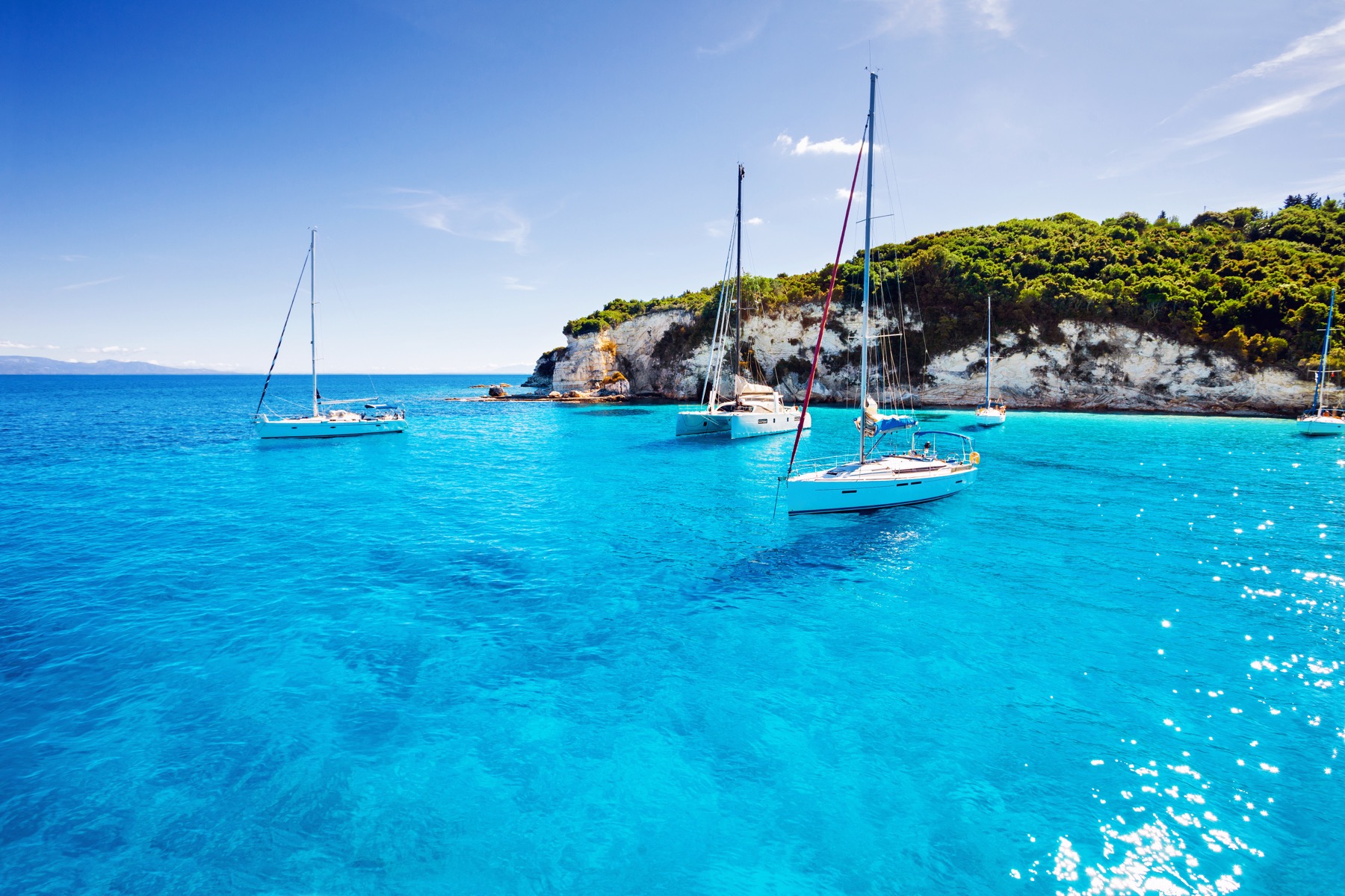 sailboats greece